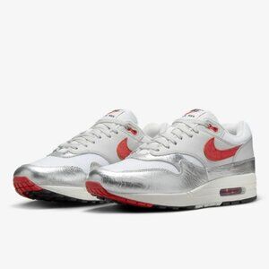 Nike Air Max‎ 1 Premium Hot Sauce White Chile Red Sneakers Men's Shoes Size 9.5